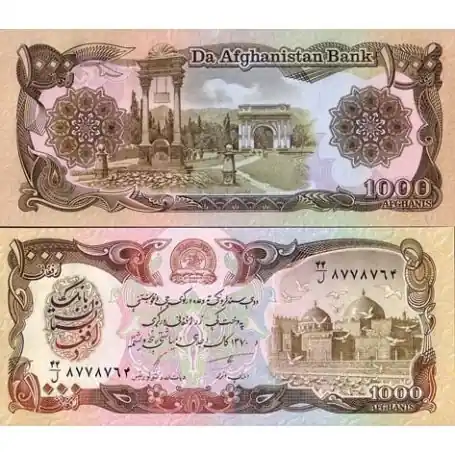 Afghanistan - Pk N° 61 - Billet de 1000 Afghanis Soldes