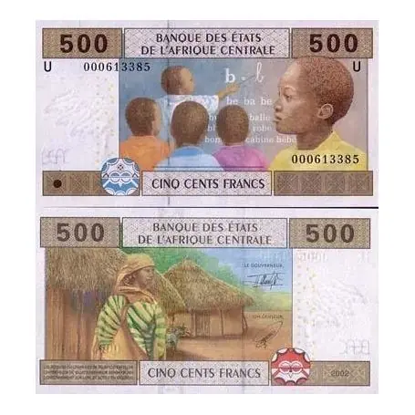 Billet de banque Afrique Centrale Cameroun Pk N° 206 - 500 Francs Vente Flash