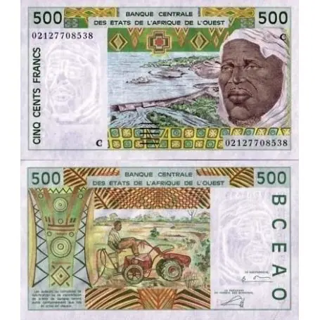 Billets banque Afrique De L'ouest B Faso Pk N° 310 - 500 Francs Nouvelle Collection