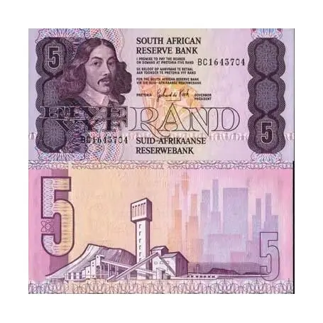 Authentique Billet de banque Afrique Du Sud Pk N° 119 - 5 Rand
