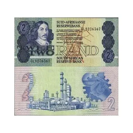 Billet de collection Afrique Du Sud Pk N° 118 - 2 Rand Populaire