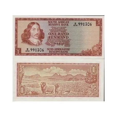 Exclusif Billet de banque Afrique Du Sud Pk N° 115 - 1 Rand