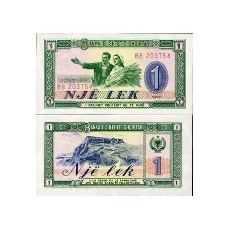 Produit De Marque Billet Albanie collection 1 Leke Pk N° 40