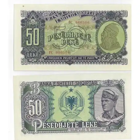 Offre Exclusive Billet Albanie collection - Billet 50 Leke Pk N°29