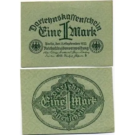 Pas Cher Billets de banque Allemagne Pk N° 61 - 1 Mark