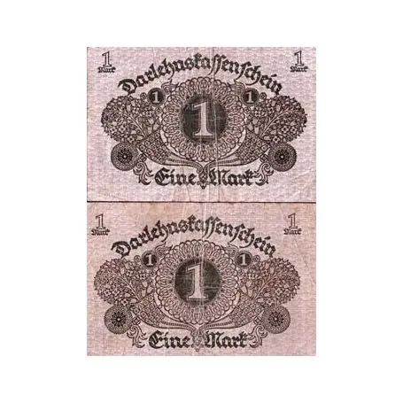 Billet Allemagne collection de 1 Mark Pk N° 58 Tendance