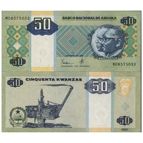 Billet de banque Angola Pk N° 146 - 50 Kwanzas Must-Have