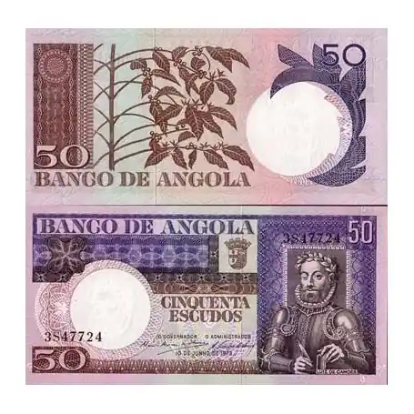 Offre Spéciale Billet de collection Angola Pk N° 105 - 50 Escudos