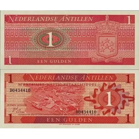 Prix Réduit Billets collection Antilles Neerlandaises Pk N° 20 - 1 Gulden