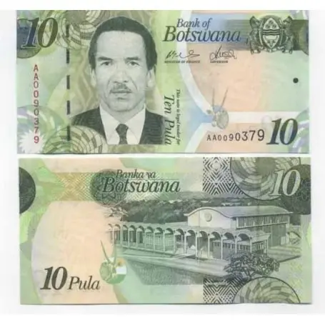 Billet de collection Botswana Pk N° 30 - 10 Pula Prix Promo