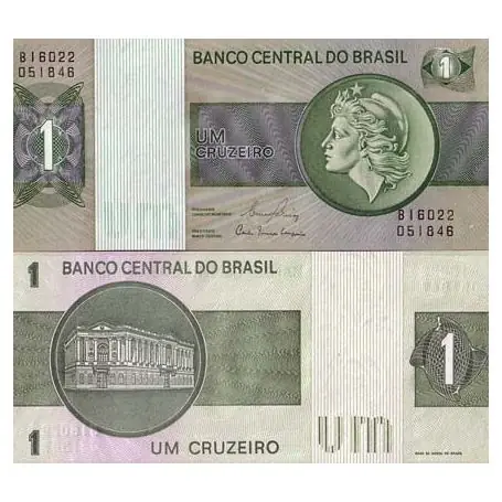 Billets de banque Bresil Pk N° 191 - 1 Cruzeiro Achat Immédiat