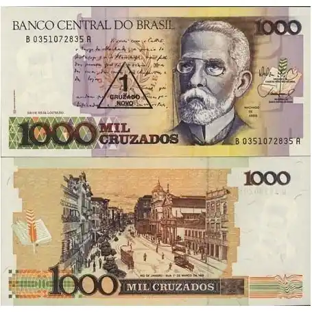 Remise Billets collection Bresil Pk N° 216 - 1 Cruzados