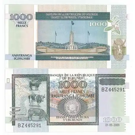 Nouveauté Billet de collection Burundi Pk N° 46 - 1000 Francs