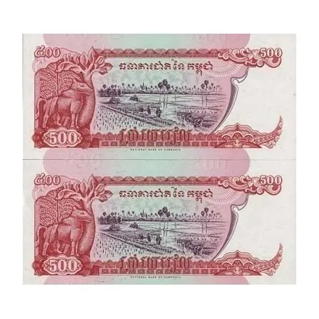 Billets collection Cambodge Pk N° 43 - 500 Riels Affaire À Saisir