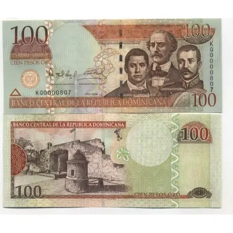 Billet de banque Dominicaine Repu. Pk N° 171 - 100 Pesos Meilleure Qualité