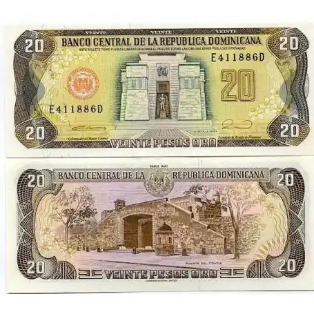Billets collection Dominicaine Repu. Pk N° 133 - 20 Pesos Promotion Saisonnière