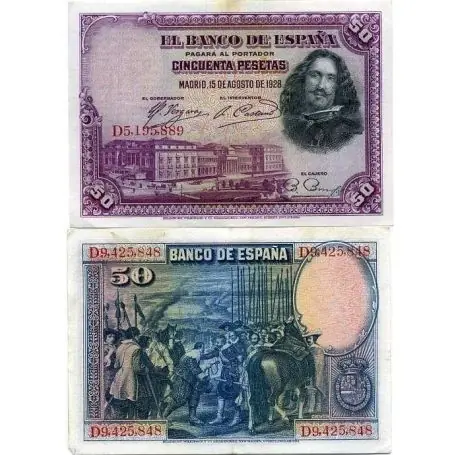 Billets banque Espagne Pk N° 75 - 50 Pesetas Offre Exclusive