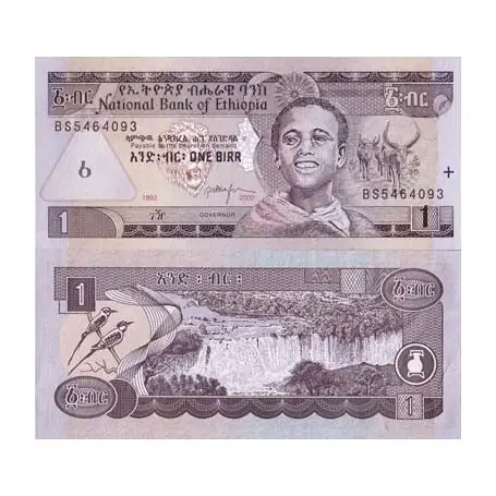Vente Directe Billet de banque Ethiopie Pk N° 46 - 1 Birr