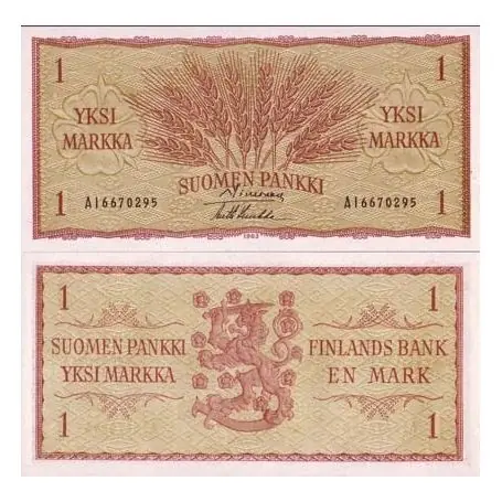 Achetez Aujourd’hui Billets de banque Finlande Pk N° 98 - 1 Markka