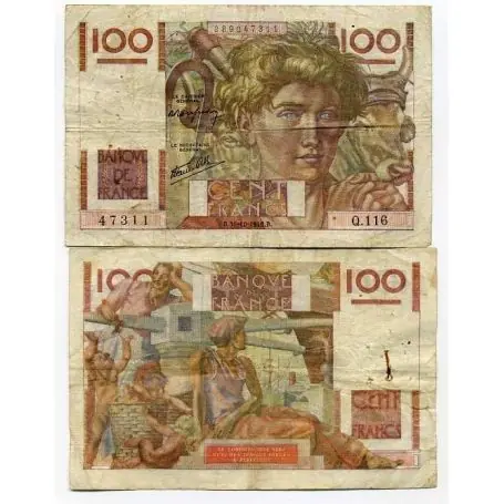 Commande En Gros Billet de 100 Francs - Billet France Pk N° 128