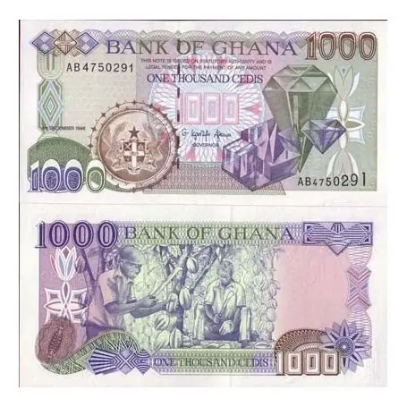 Billets collection Ghana Pk N° 32 - 1000 Cedis Meilleure Vente