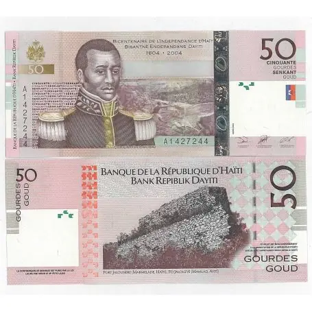 Billet de collection Haiti Pk N° 274 - 50 Gourdes Dernière Chance