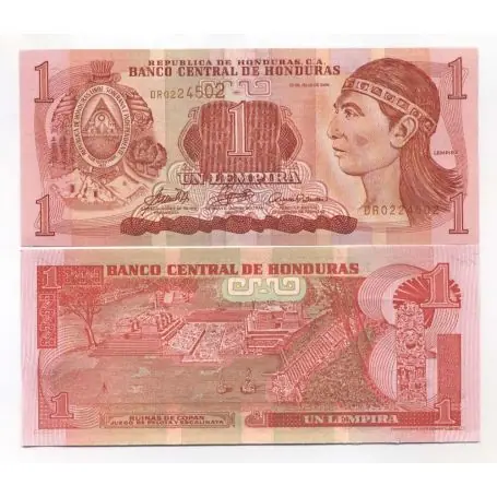 Prix Cassé Billet de banque HONDURAS Pk N° 86 - 10 Lempira
