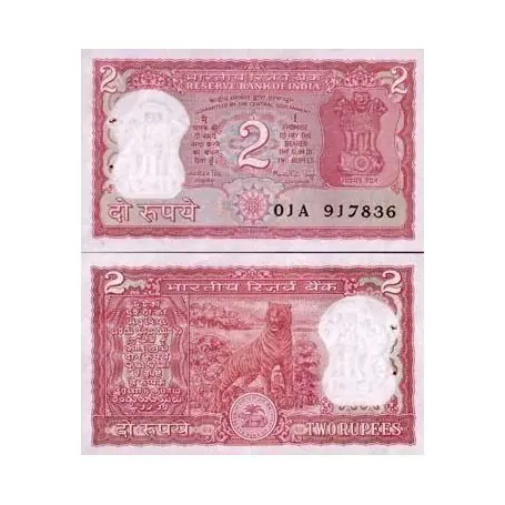 Nouvel Arrivage Billet de banque Inde Pk N° 51 - 2 Rupees