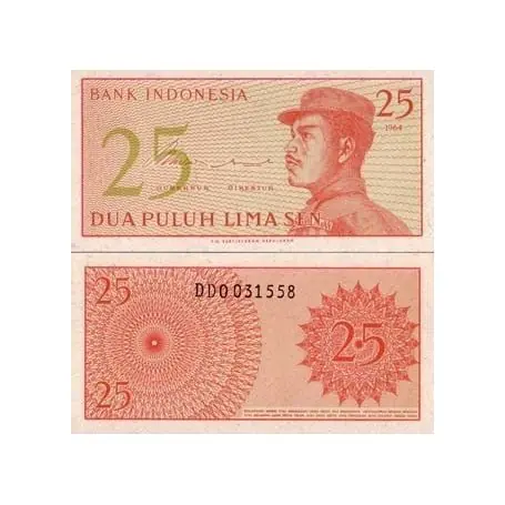 Super Prix Billet de banque Indonesie Pk N° 93 - 25 Sen