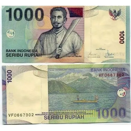 Expédition Rapide Billets banque Indonesie Pk N° 141 - 1000 Rupiah