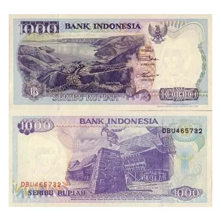 Satisfait Ou Remboursé Billet de collection Indonesie Pk N° 129 - 1000 Rupiah