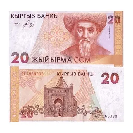 Billet de collection Kirghizstan Pk N° 10 - 20 Som Soldes