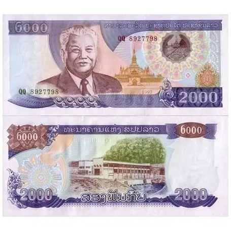Promotion Saisonnière Billets banque Laos Pk N° 33 - 2000 Kip