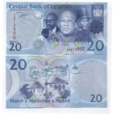 Billet de collection Lesotho Pk N° 22 - 20 Maloti Petit Prix