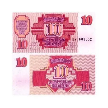 Billet de banque Lettonie Pk N° 38 - 10 Rubli Acheter En Ligne