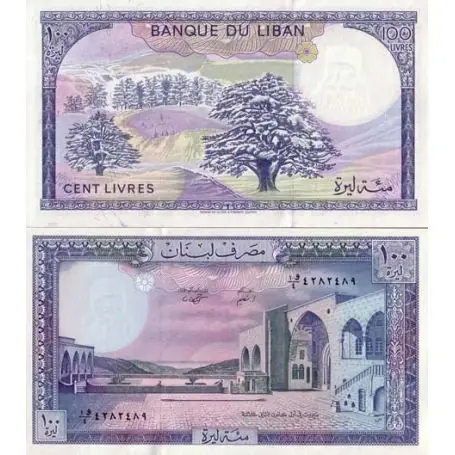 Livraison Gratuite Billets de banque Liban Pk N° 66 - 100 Livres
