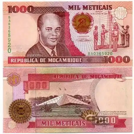 Retour Gratuit Billets collection Mozambique Pk N° 135 - 1000 Meticais