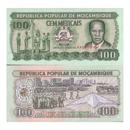 Vente Flash Billets banque Mozambique Pk N° 130 - 100 Escudos