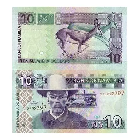 Billet de collection Namibie Pk N° 4 - 10 Dollars Petit Prix