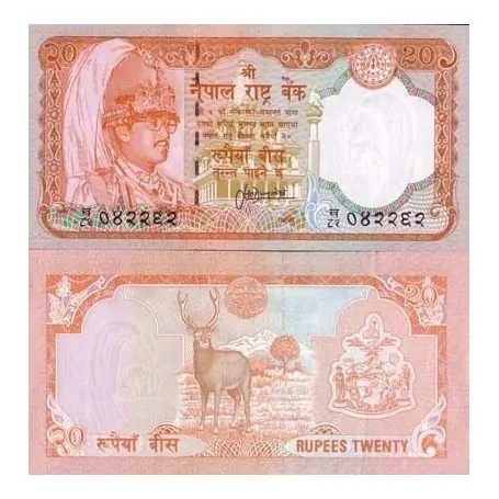 Billet de banque Nepal Pk N° 38 - 20 Rupees Pas Cher