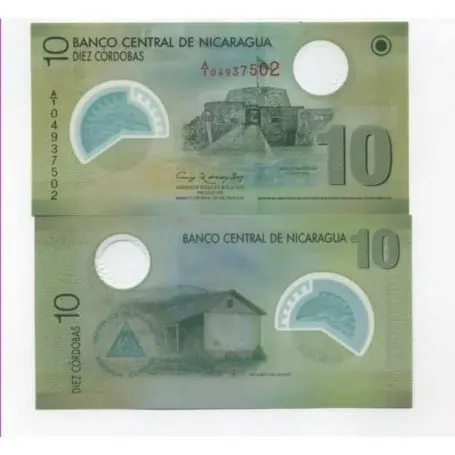 Billet de collection Nicaragua Pk N° 201 - 10 Cordobas Achetez Aujourd’hui
