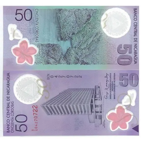 Billets banque Nicaragua Pk N° 203 - 50 Cordobas Prix Réduit