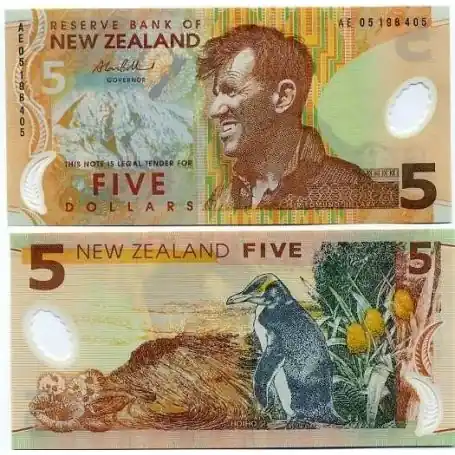 Nlle Zelande - Pk N° 185 - Billet de collection de 5 Dollar Édition Limitée