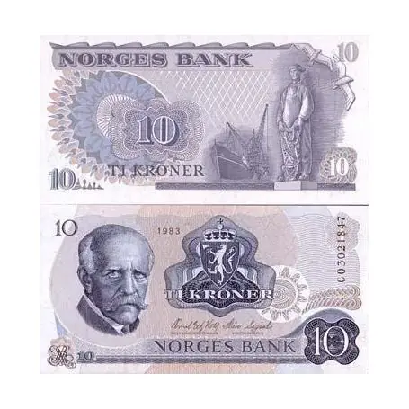 Billets de banque Norvege Pk N° 36 - 10 Kronur Achetez Aujourd’hui