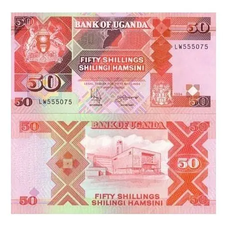 Marque Billets banque Ouganda Pk N° 30 - 50 Shillings