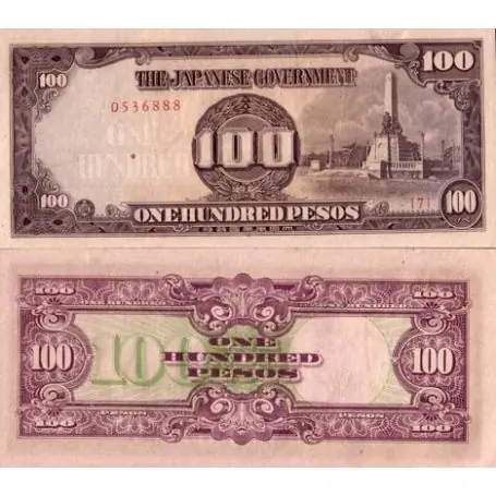 Billet de collection Philippines Pk N° 112 - 100 Pesos Dernière Chance
