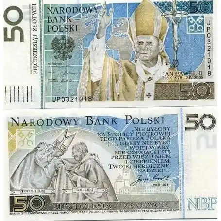 Billet de collection Pologne Pk N° 178 - 50 Zlotych Nouvel Arrivage