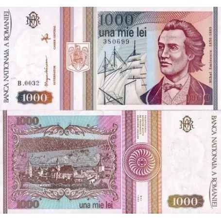 Meilleure Qualité Billets collection Roumanie Pk N° 102 - 1000 Lei