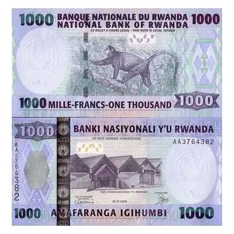 Nouveauté Billet de banque Rwanda Pk N° 31 - 1000 Francs