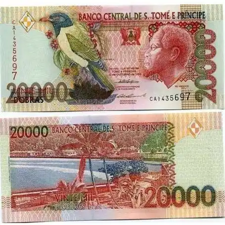 Garantie Incluse Billet de collection Saint Thomas & Prince Pk N° 67 - 20000 Dobras